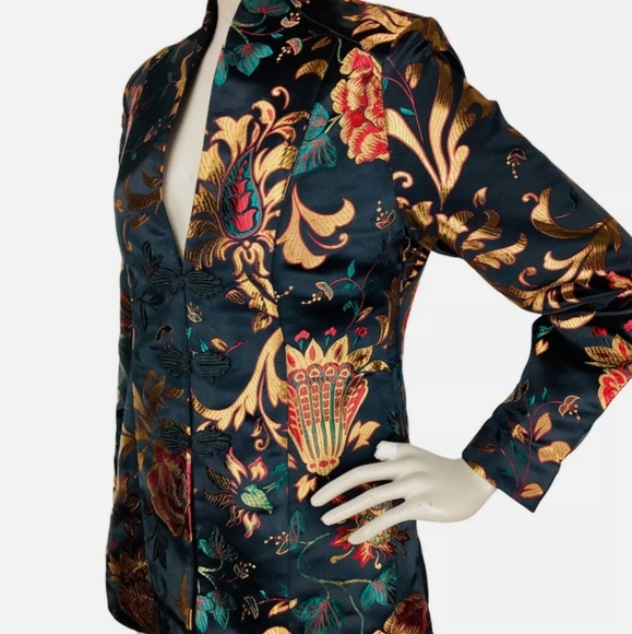 Soft Surroundings Black Moon Dynasty Jacket - Picture 3 of 8